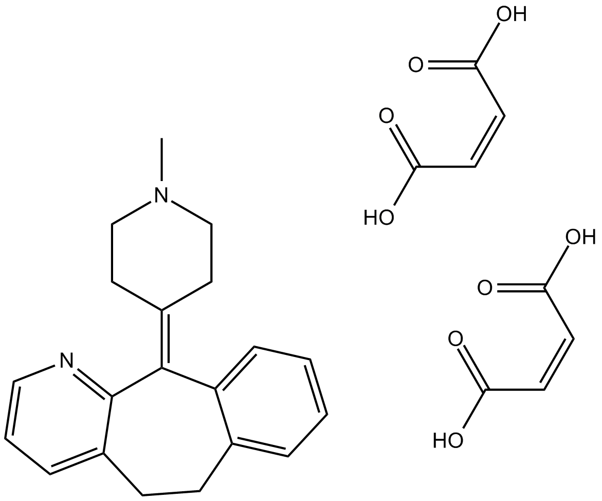 Azatadine dimaleate Chemische Struktur