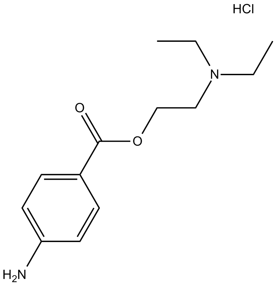 Procaine HCl Chemical Structure