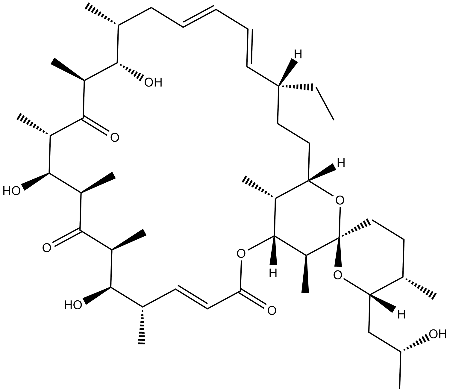 Oligomycin C Chemical Structure