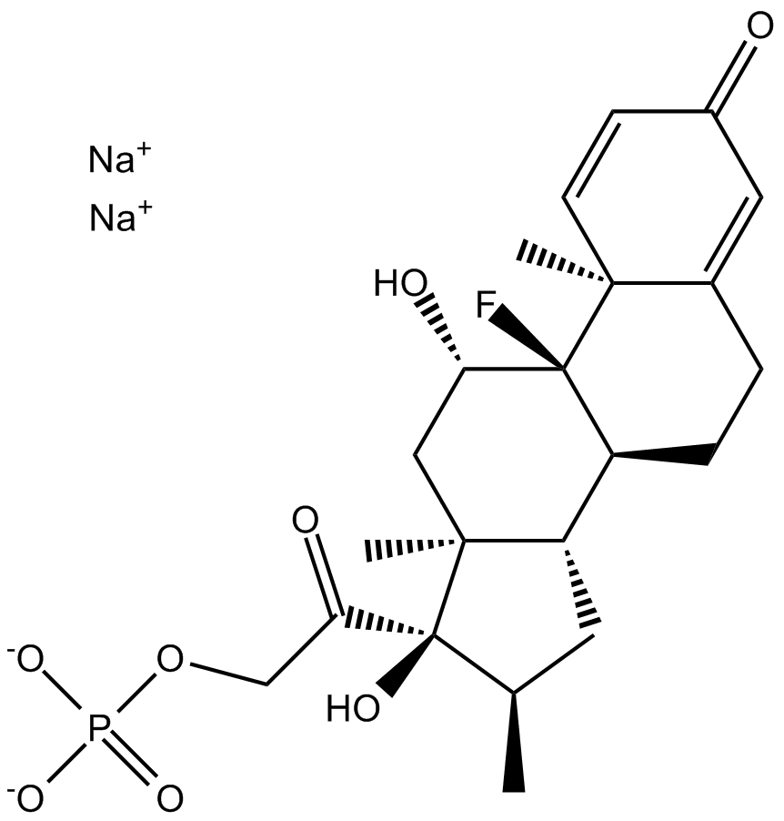 Dexamethasone Sodium Phosphate Chemische Struktur