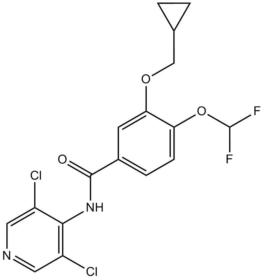 Roflumilast 化学構造