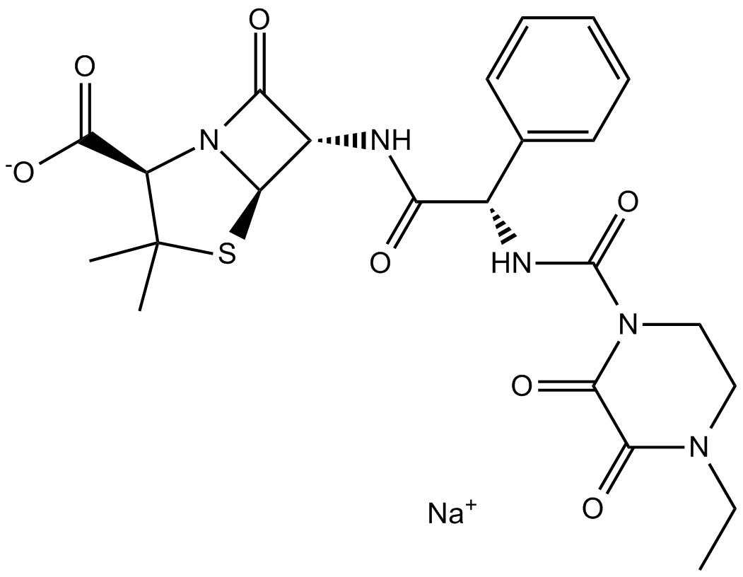Piperacillin Sodium 化学構造
