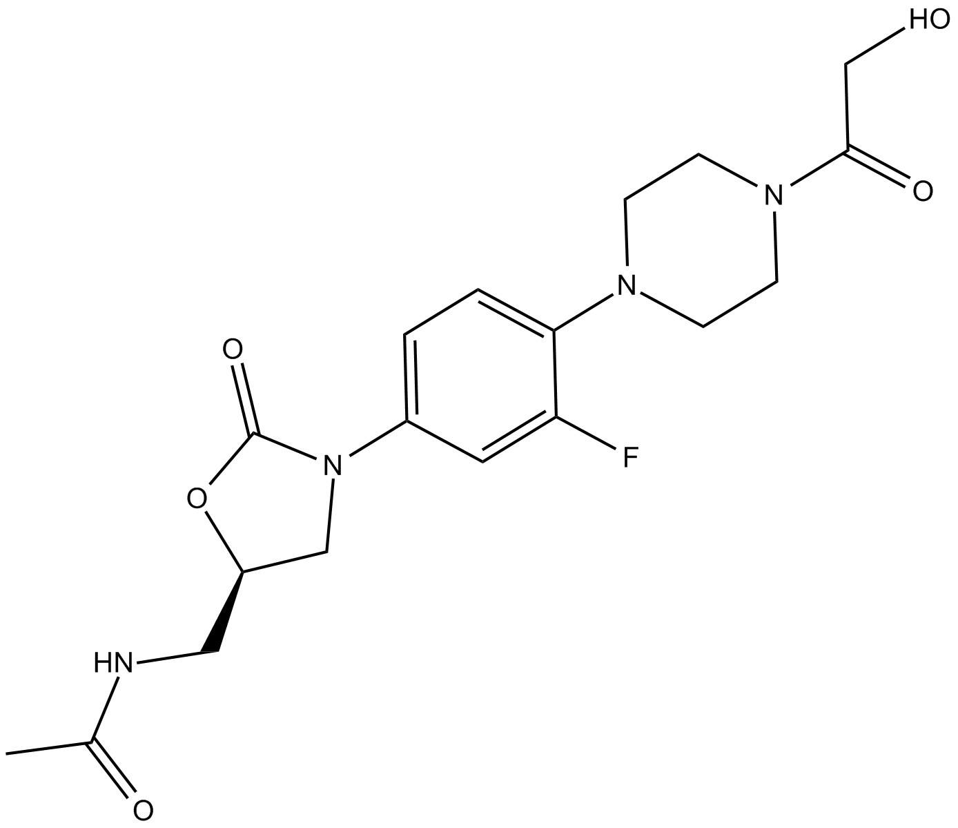 Eperezolid Chemical Structure