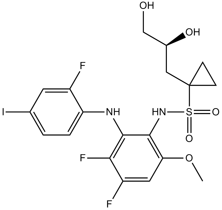 Refametinib Chemical Structure