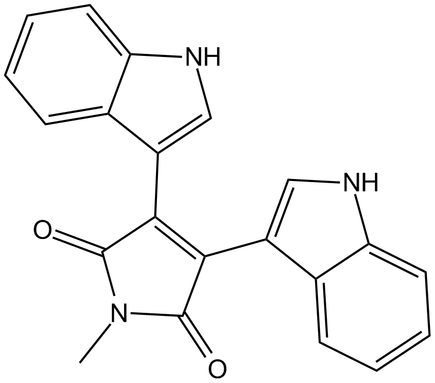 Bisindolylmaleimide V  Chemical Structure