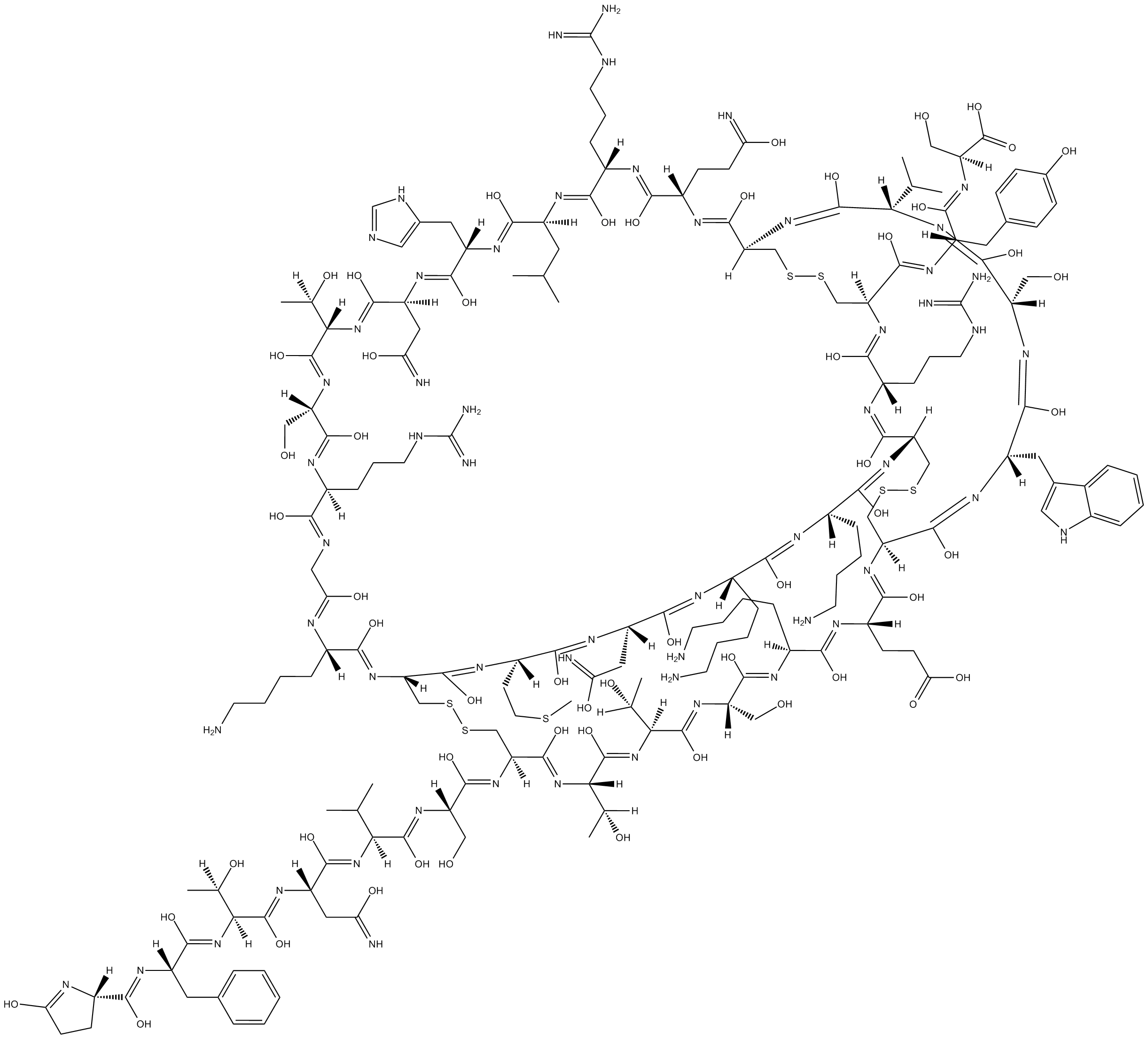 Charybdotoxin  Chemical Structure