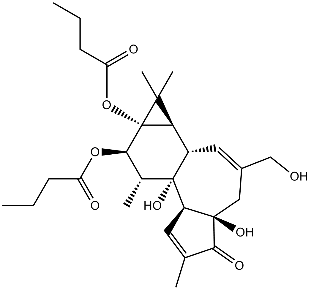 Phorbol 12,13-dibutyrate Chemical Structure