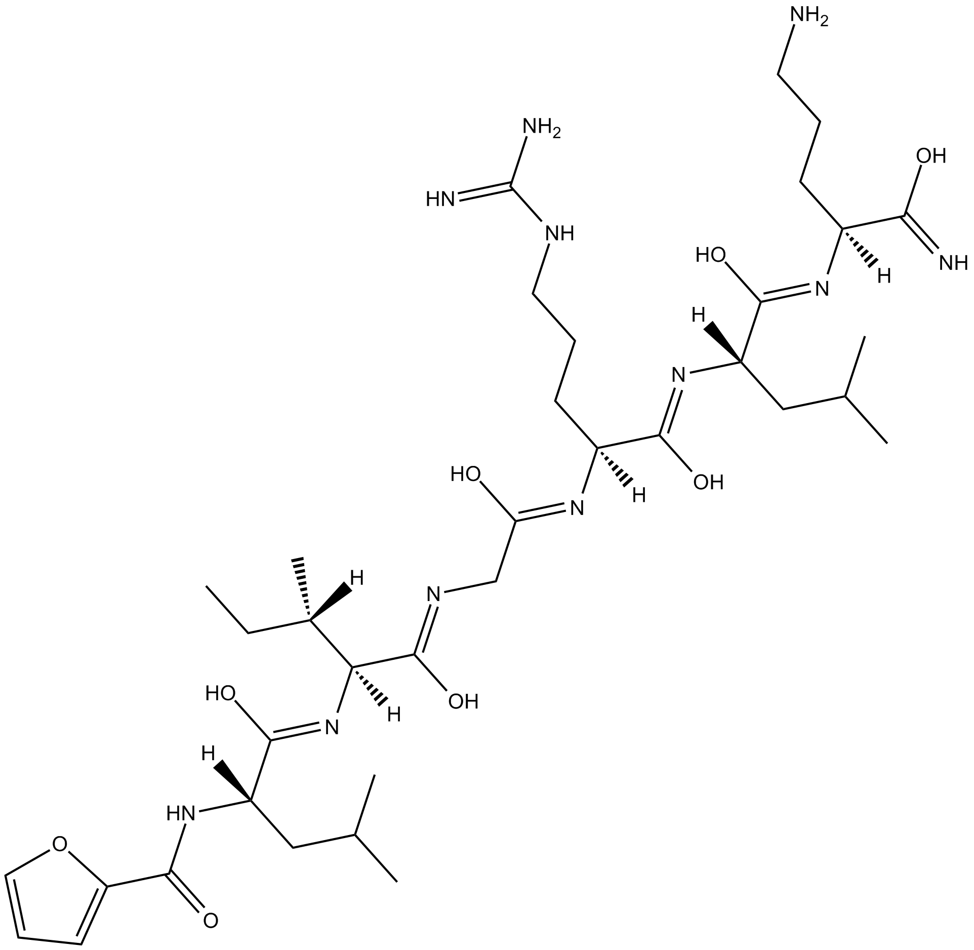 2-Furoyl-LIGRLO-amide  Chemical Structure
