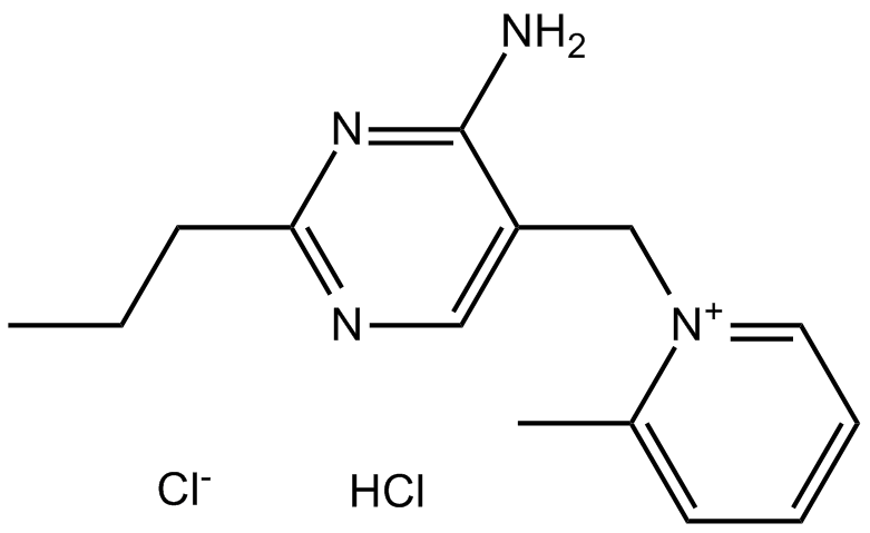 Amprolium HCl 化学構造