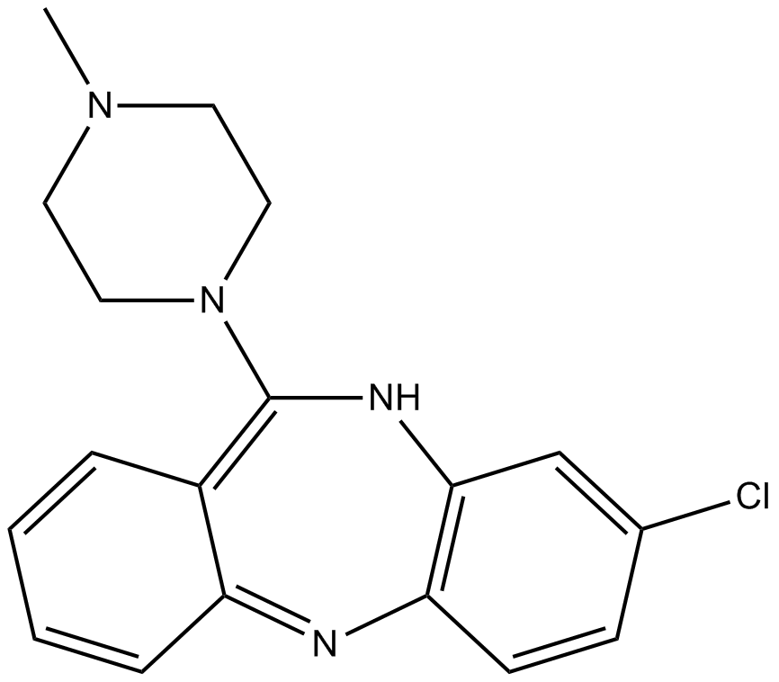 Clozapine Chemische Struktur