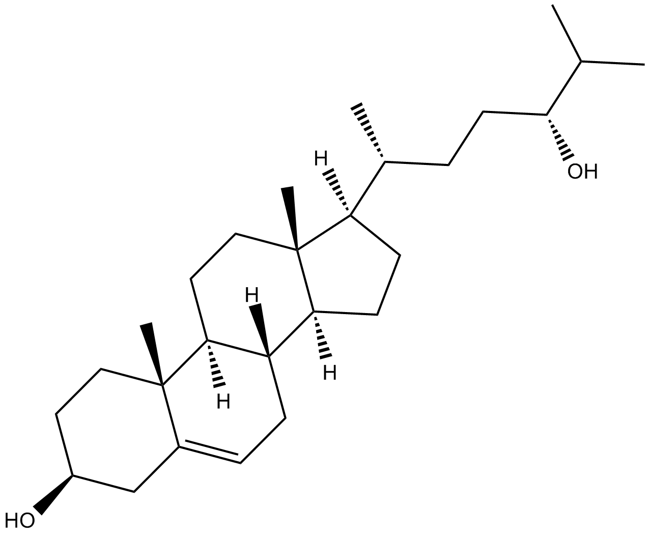 24(R)-hydroxy Cholesterol 化学構造