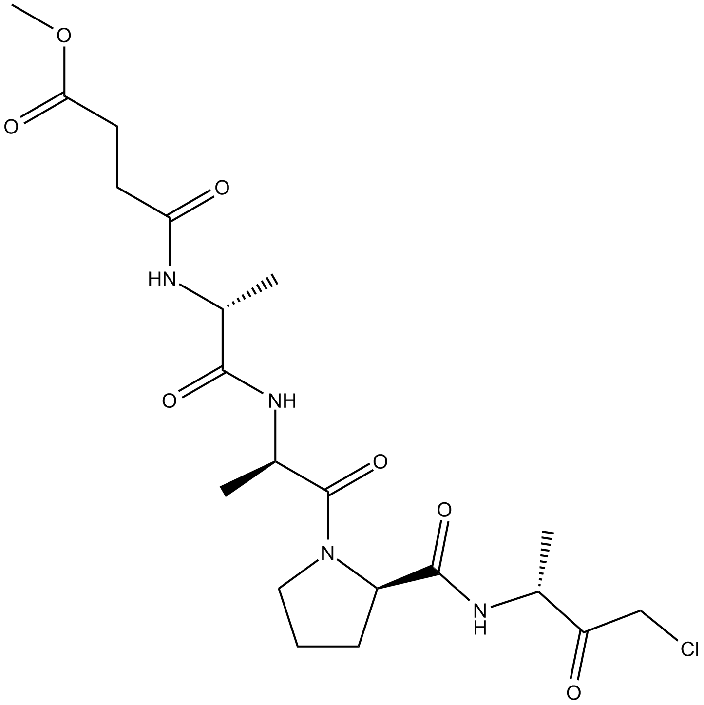 Elastase Inhibitor  Chemical Structure