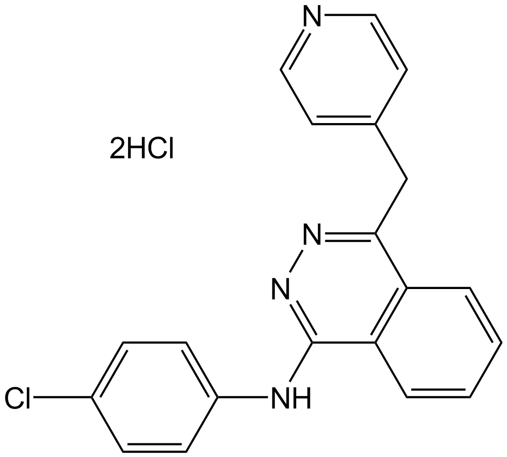 Vatalanib (PTK787) 2HCl 化学構造