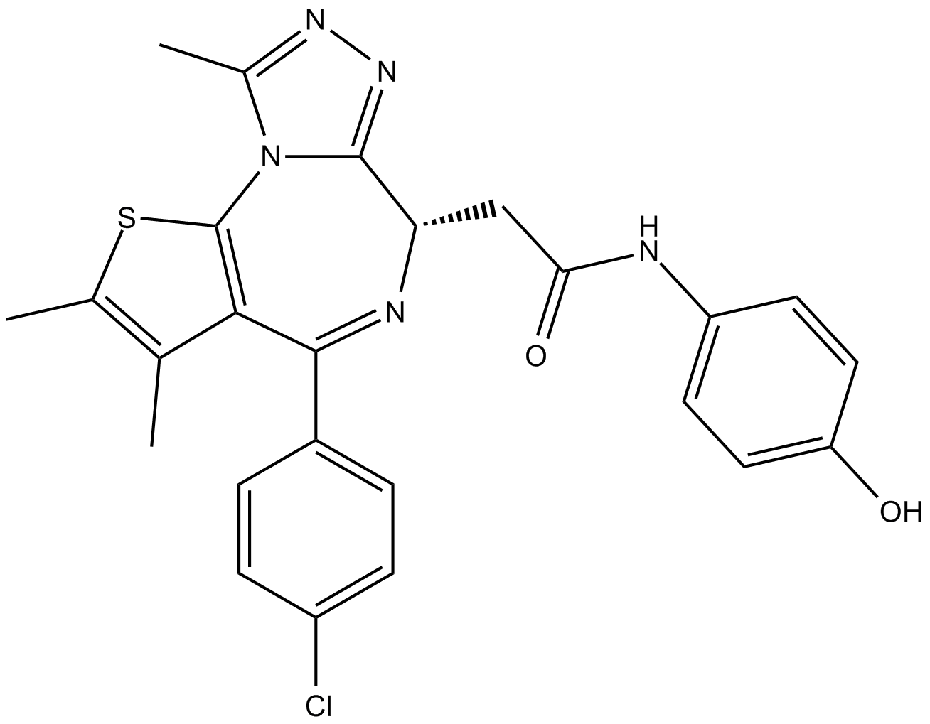 OTX-015 化学構造