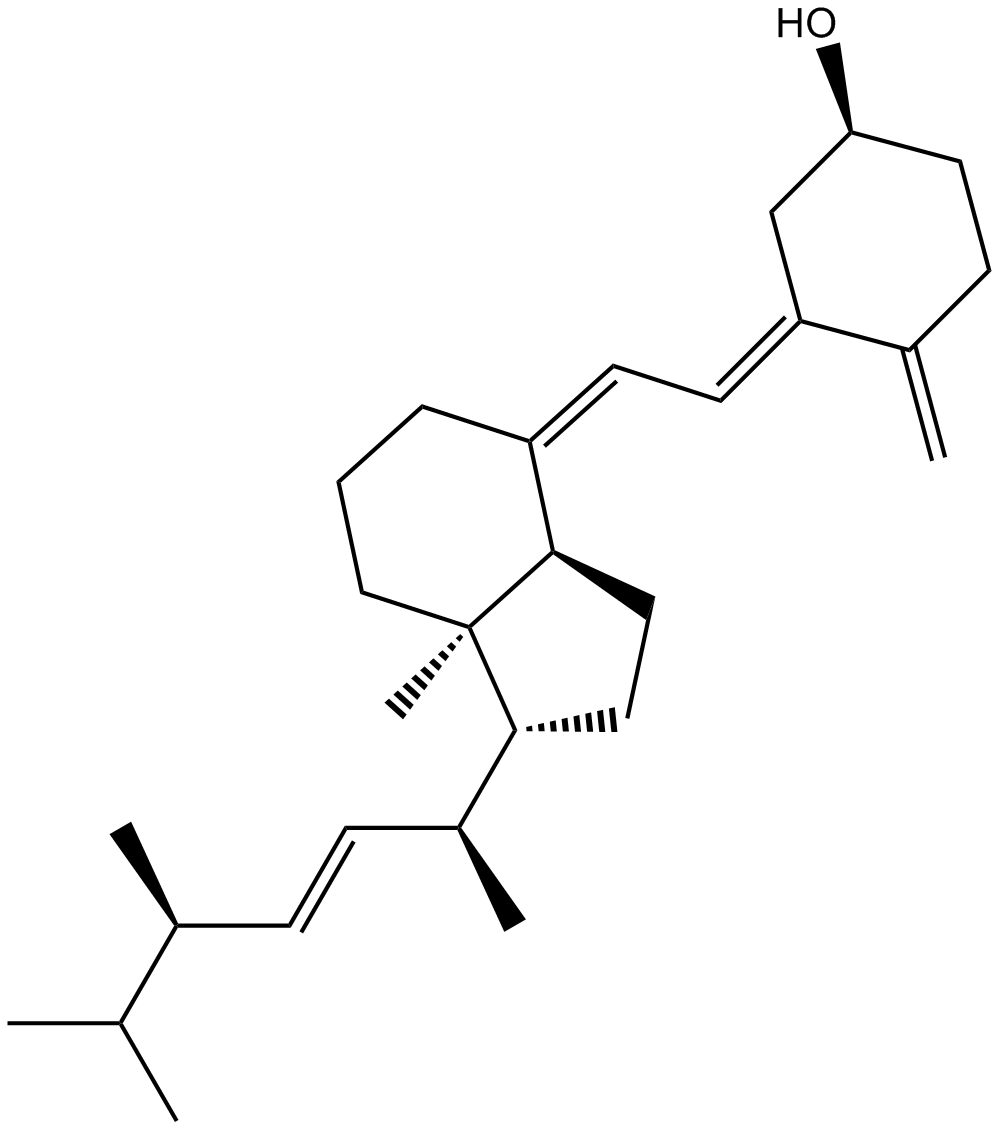 Vitamin D2 (Ergocalciferol) Chemische Struktur