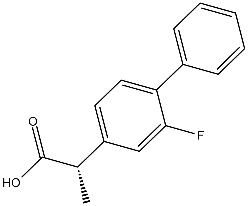 (S)-Flurbiprofen 化学構造