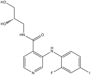 Pimasertib (AS-703026)  Chemical Structure