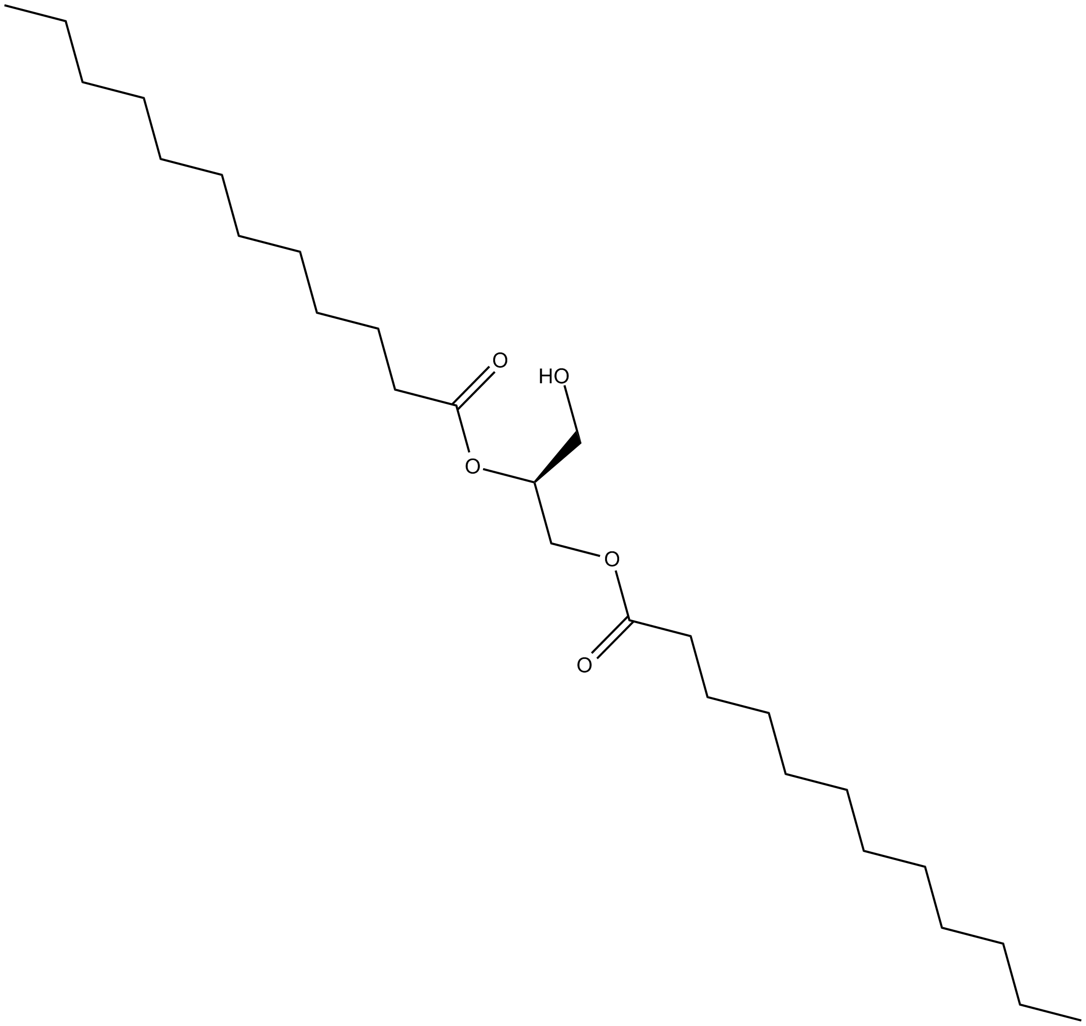 1,2-Dilauroyl-sn-glycerol  Chemical Structure