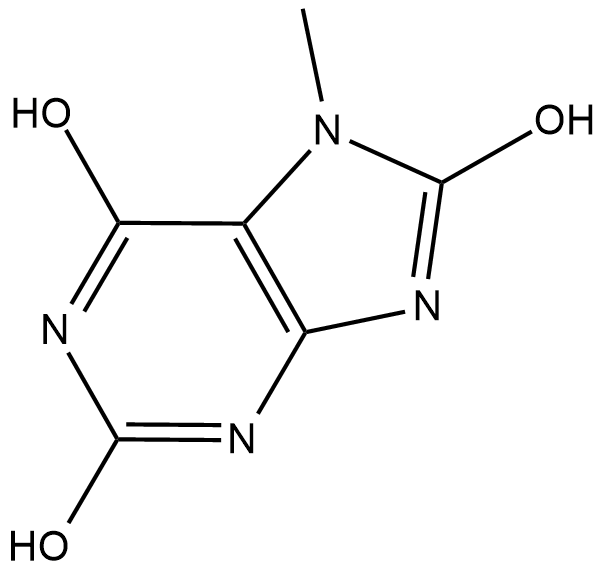 7-Methyluric Acid Chemische Struktur