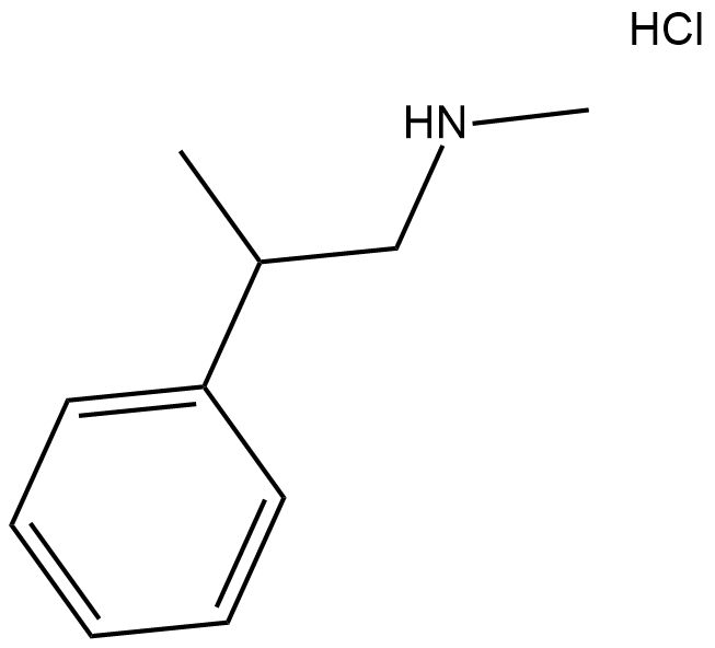 N-methyl-2-Phenylpropan-1-amine (hydrochloride) Chemische Struktur