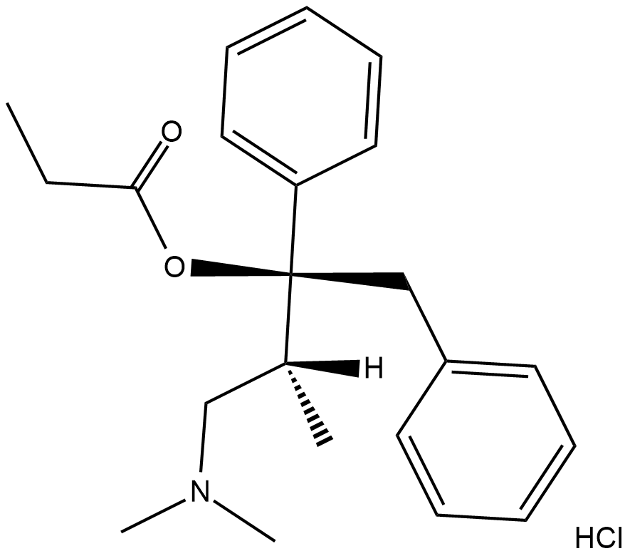 (+)-Propoxyphene (hydrochloride) Chemische Struktur