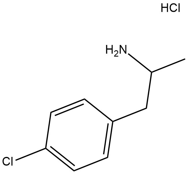 4-Chloroamphetamine (hydrochloride) Chemical Structure