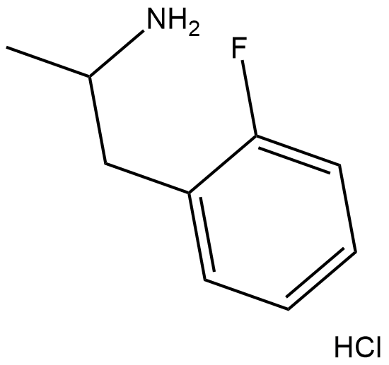 2-Fluoroamphetamine (hydrochloride) التركيب الكيميائي