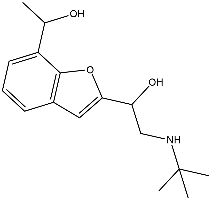 1'-hydroxy Bufuralol Chemical Structure