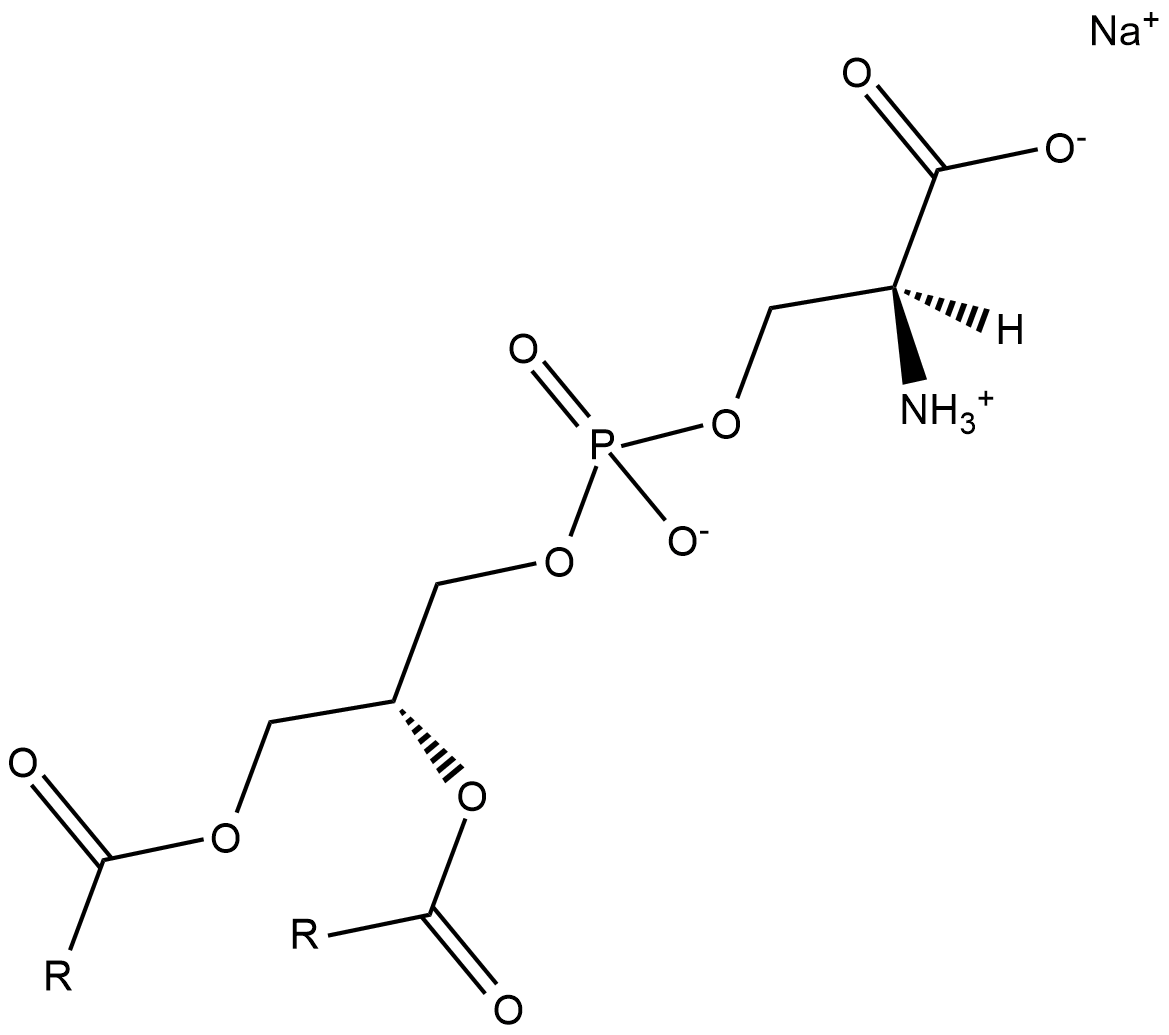 Phosphatidylserines (sodium salt) 化学構造