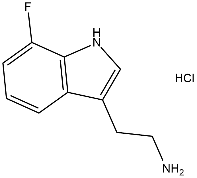 7-fluoro Tryptamine (hydrochloride) Chemical Structure