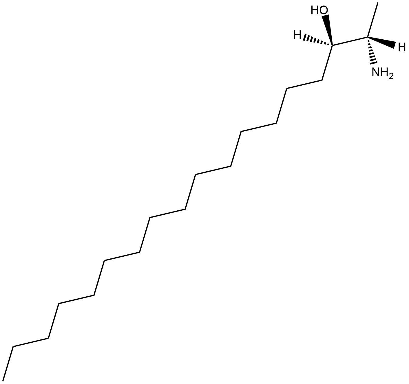 1-Deoxysphinganine (m18:0)  Chemical Structure