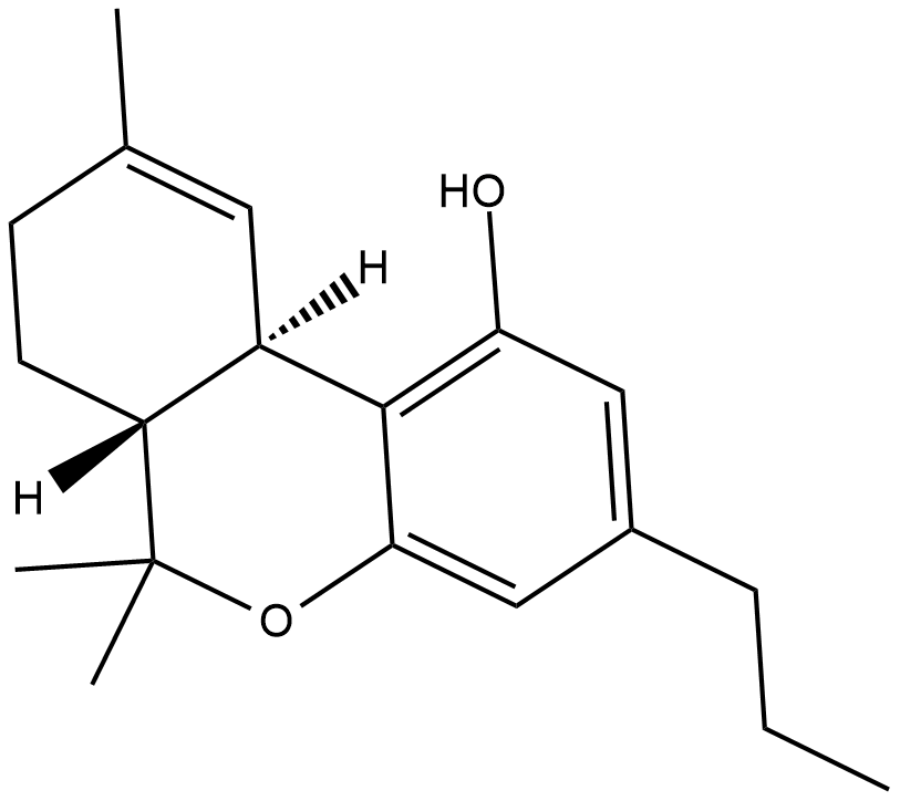 Tetrahydrocannabivarin التركيب الكيميائي