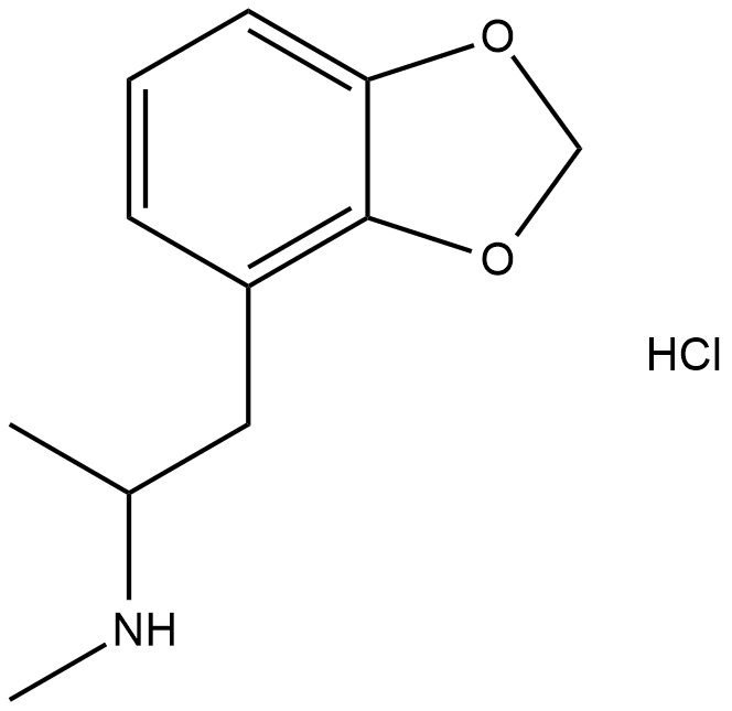 2,3-MDMA (hydrochloride) Chemical Structure