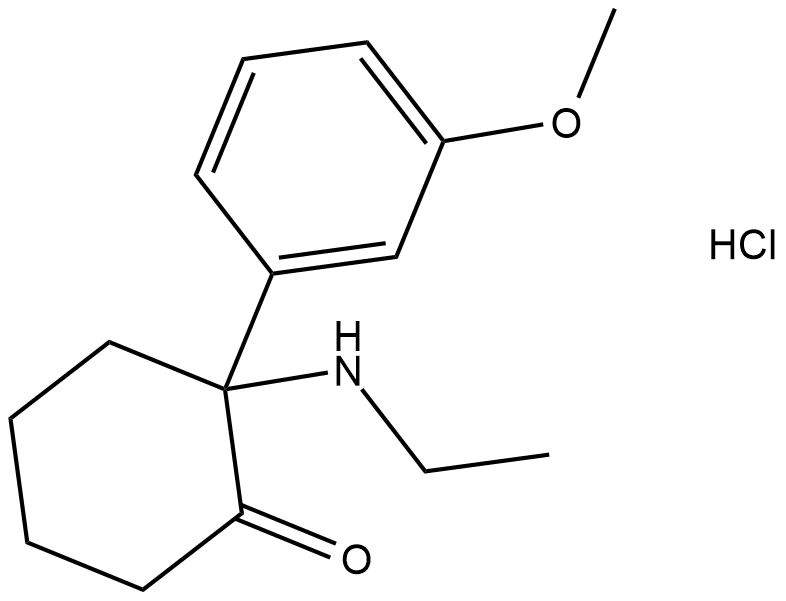 Methoxetamine (hydrochloride) Chemische Struktur