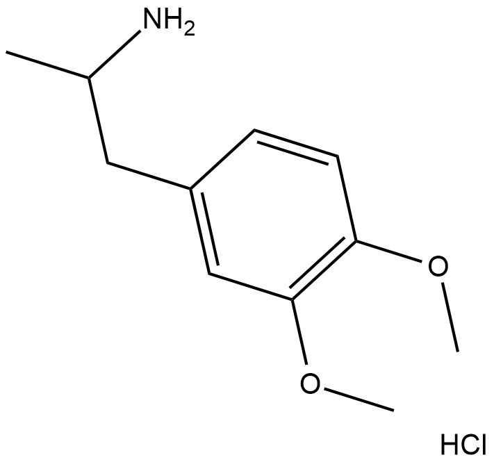 3,4-DMA (hydrochloride) Chemical Structure