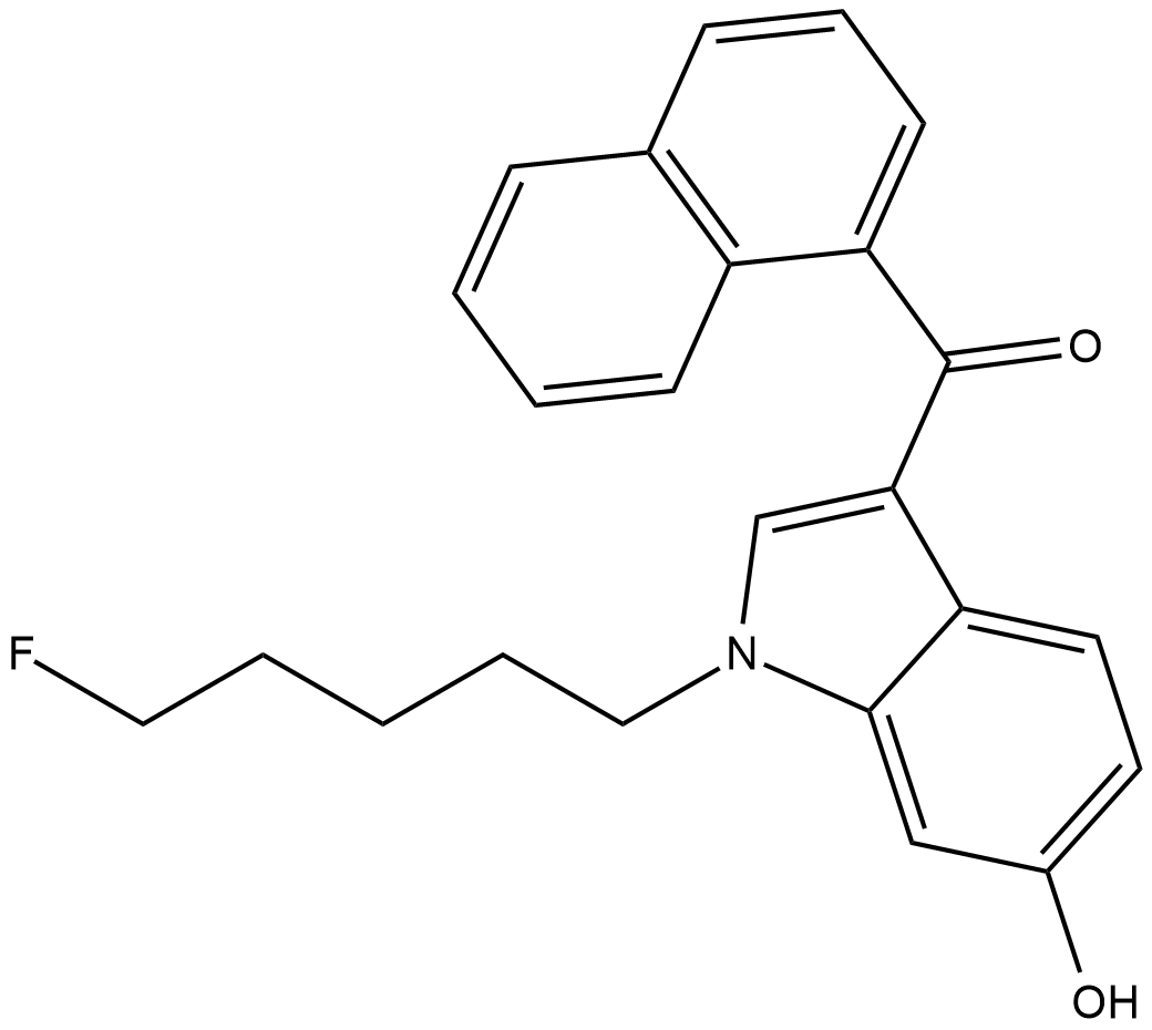 AM2201 6-hydroxyindole metabolite Chemical Structure