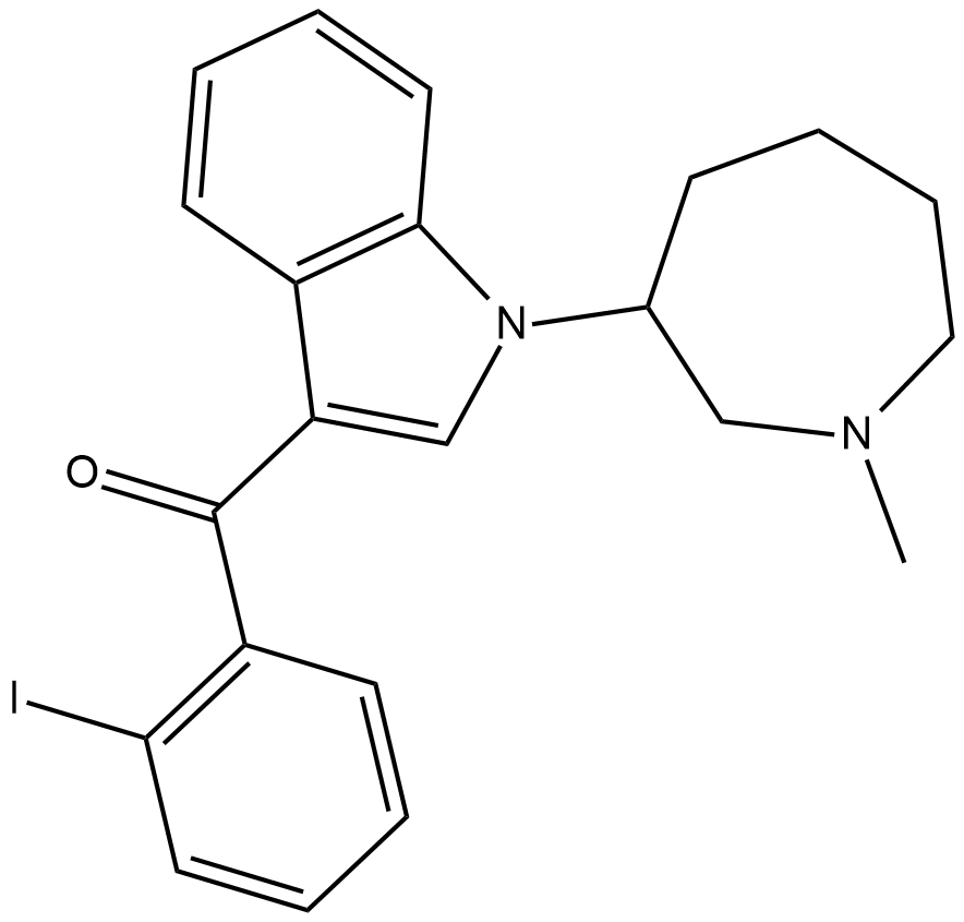 AM2233 azepane isomer 化学構造