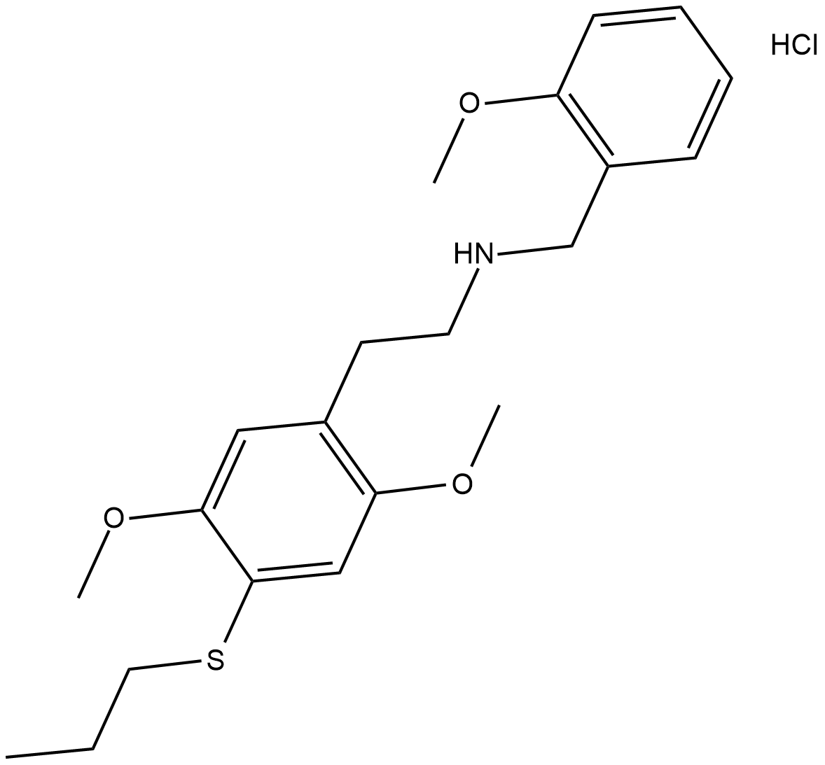 25T7-NBOMe (hydrochloride)  Chemical Structure