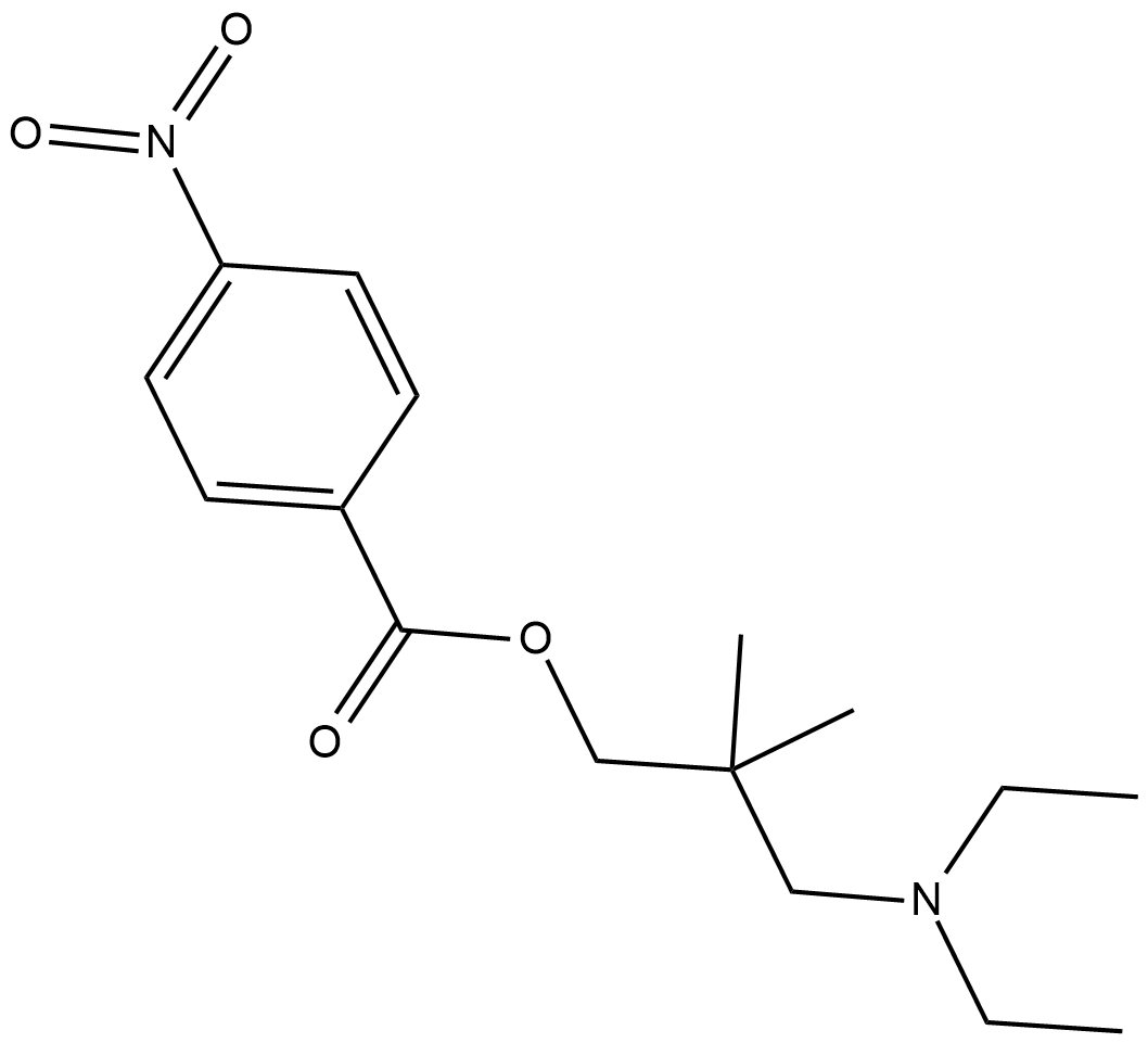 Nitracaine 化学構造