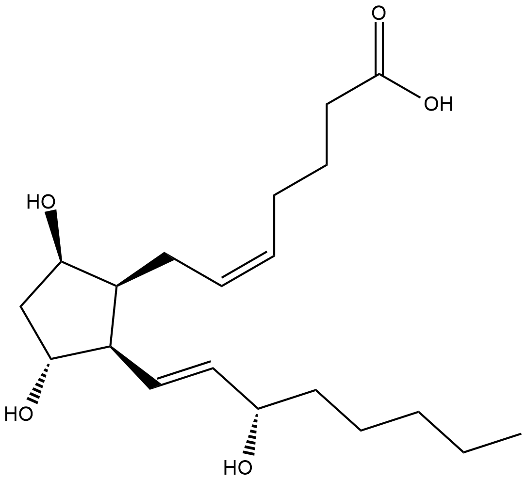 8-iso Prostaglandin F2β التركيب الكيميائي