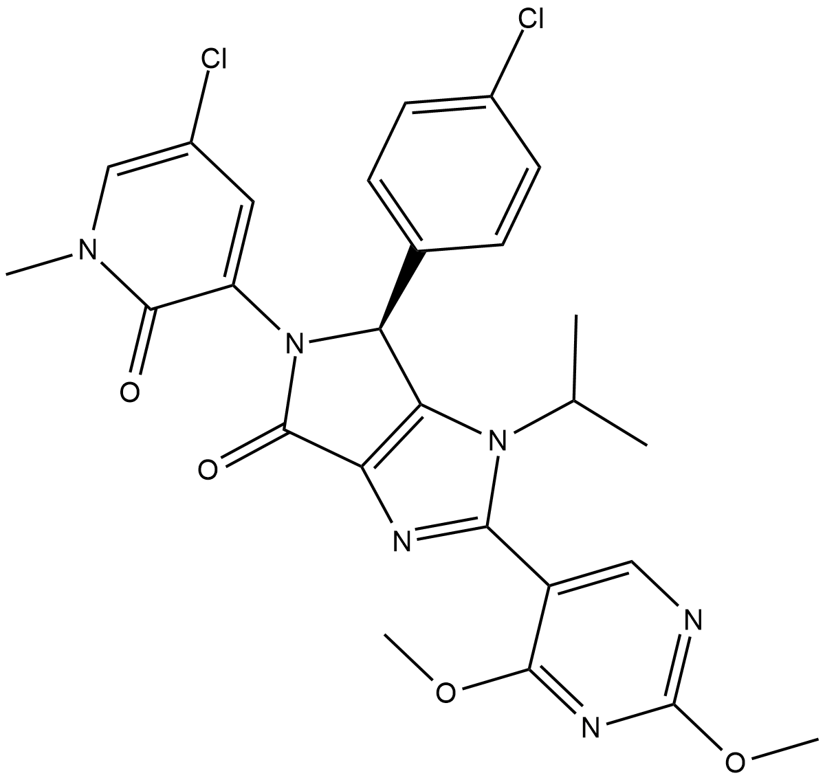 NVP-HDM201 Chemische Struktur