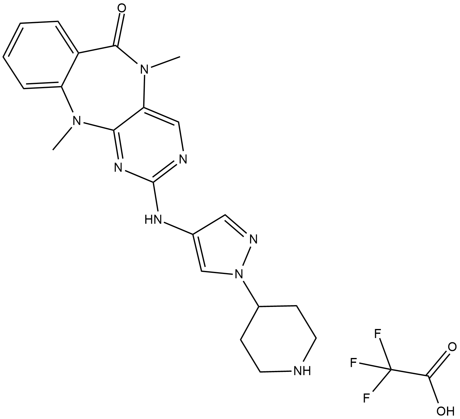 XMD-17-51 Trifluoroacetate Chemische Struktur