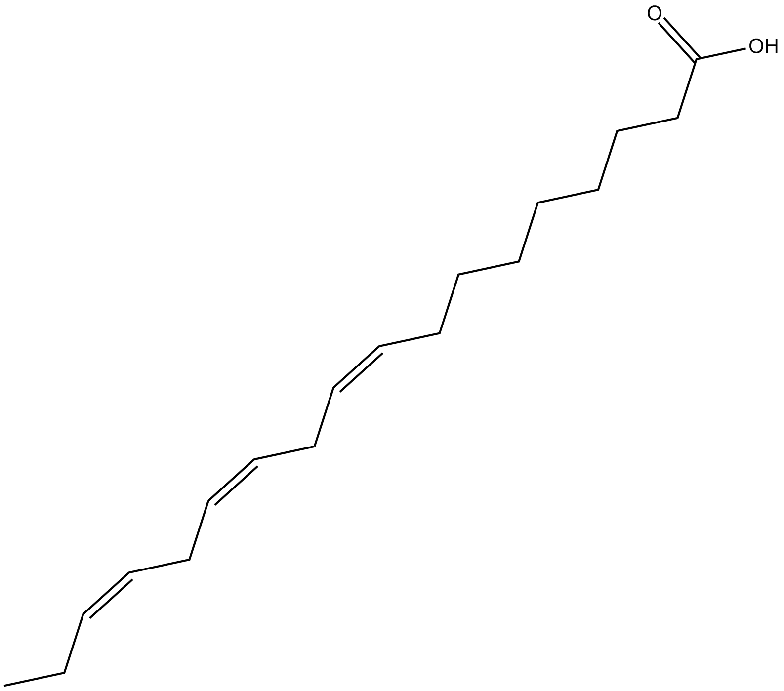 α-Linolenic Acid  Chemical Structure