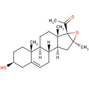 16beta-Methyl-16alpha,17alpha-epoxypregnenolone Chemical Structure