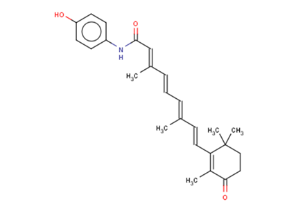 4-Oxofenretinide التركيب الكيميائي