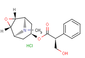 HYOSCINE HYDROCHLORIDE Chemische Struktur