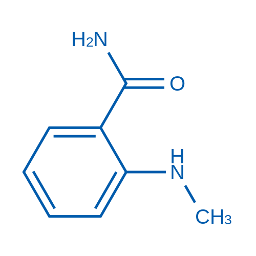  2-(Methylamino)benzamide التركيب الكيميائي