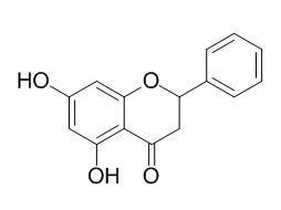 (±)-Pinocembrin Chemical Structure