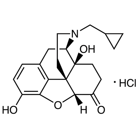 Naltrexone Hydrochloride 化学構造