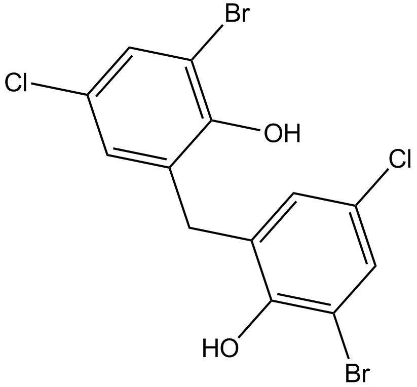 2,2'-Methylenebis(6-bromo-4-chlorophenol)  Chemical Structure